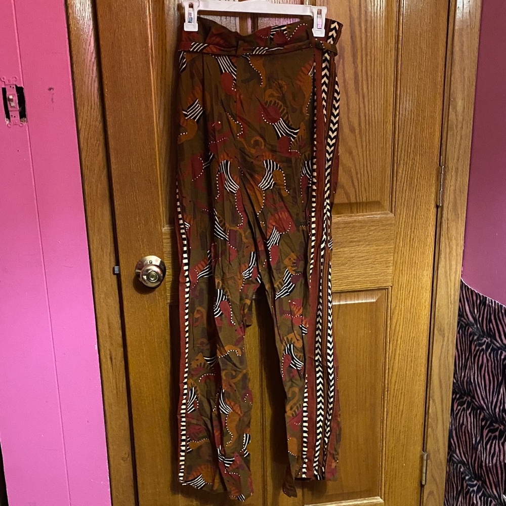 Farm Rio Printed Wide-Leg Pants - Picture 5 of 14